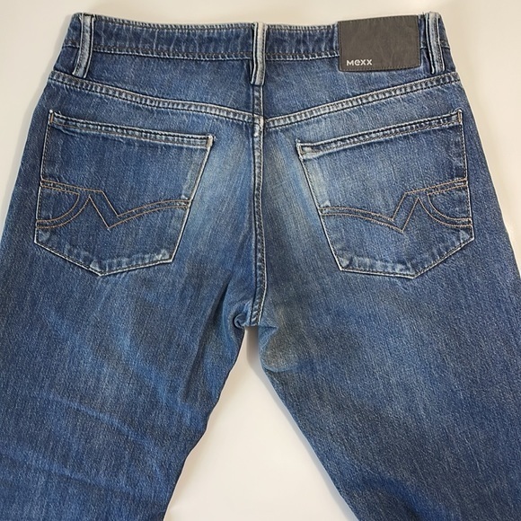 MEXX men’s Size 30x32 straight slim fit low waist slim leg faded blue‎ jeans - Picture 5 of 11